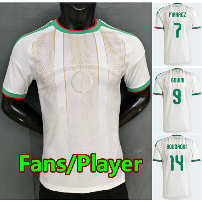 2026 Algeria soccer jersey Fans Player Version 26 27 home away GOUIRI MAHREZ maillot de foot argelia algerie ATAL FEGHOULI SLIMANI BENNACER BOUDAOUI Football Shirts