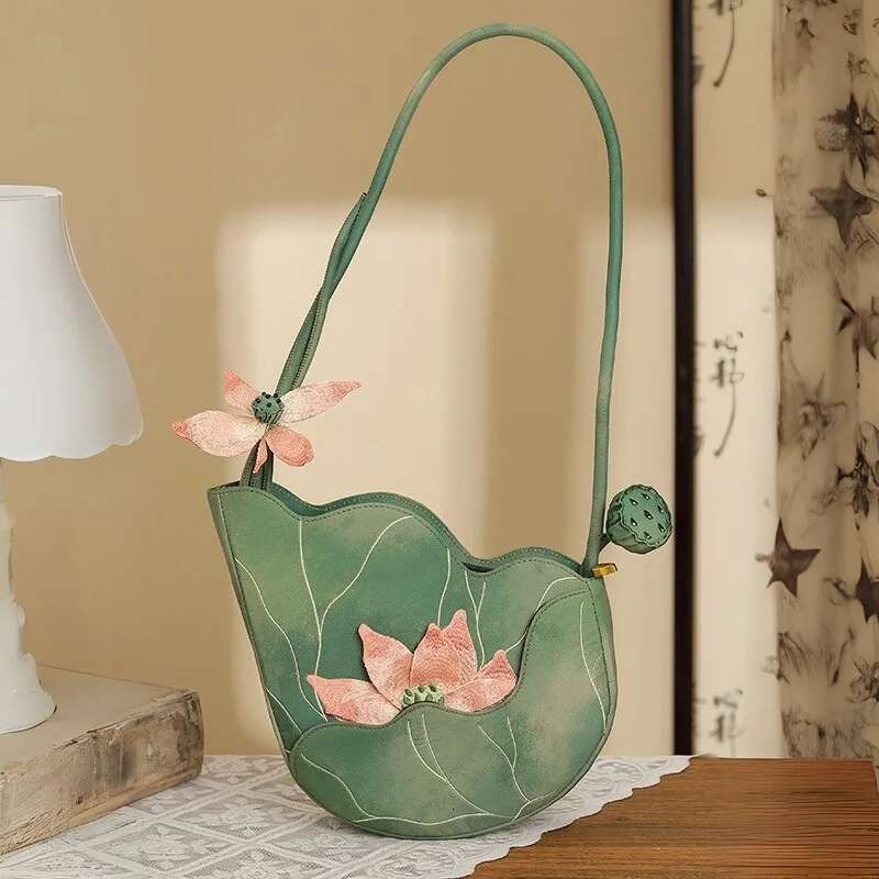 Original Designer's Hanfu Cheongsam Accessories, Ancient-Style Crossbody Bag And Handbag