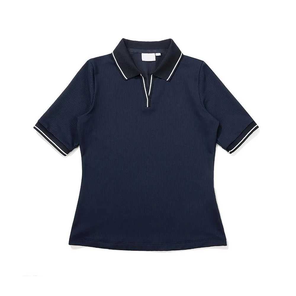 2025 Spring/Summer Korean Golf Womens Clothing Ultra Thin Short Sleeve T-shirt Polo Shirt High Elasticity Sports and Leisure W250414