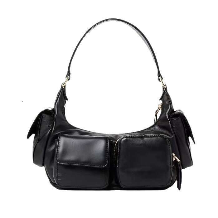 Women's Bags New Waste Earth Wind Locomotive Underarm Pocket High Quality Shoulder Fashion Trend Tote Bag