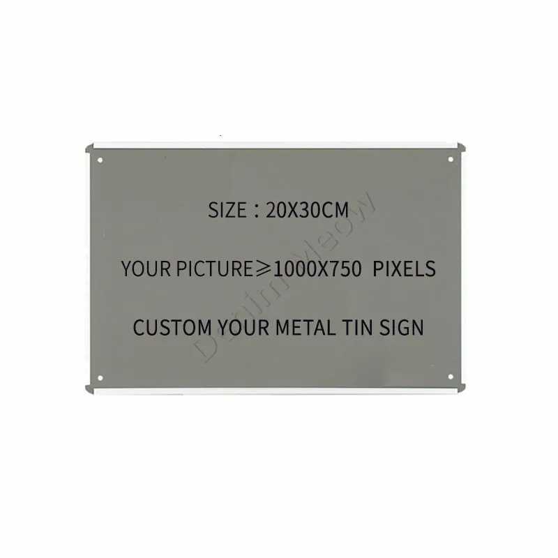 30x20CM/30X15CM Custom Metal Tin Signs Retro Plaque Home Decor Wall Sticker Art Poster Private Plates ZSS61M251114