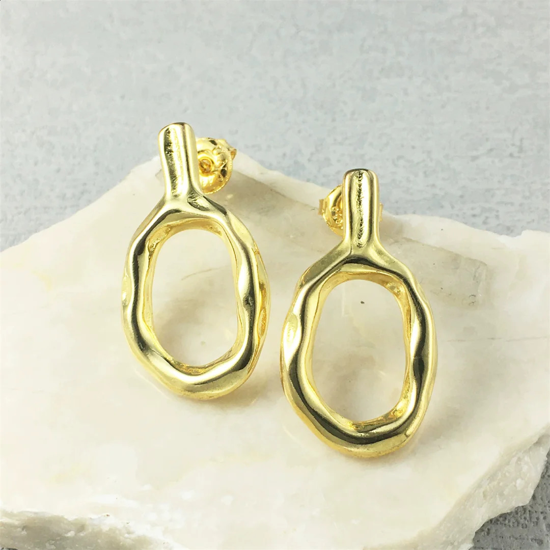 Charming Spanish Royal Jewelry Original Pure Silver 925 Stud Earrings Trend Engagement Birthday 250409