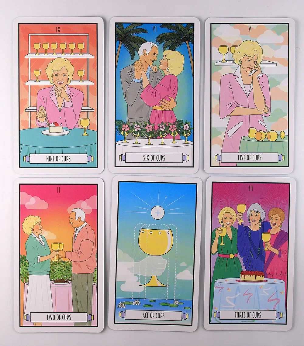 NEW The Golden Girls Tarot Cards English Deck Board Cards Family Board Game Playing Game Cards Party Game C251114