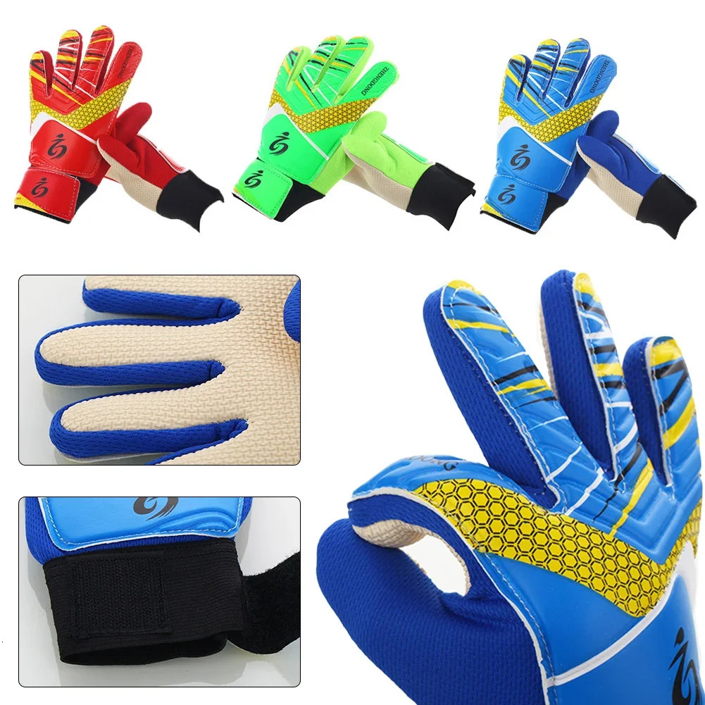 Kids soccer goalkeeper gloves guantes de portero for children 516 years old soft riding scooters sp 251114