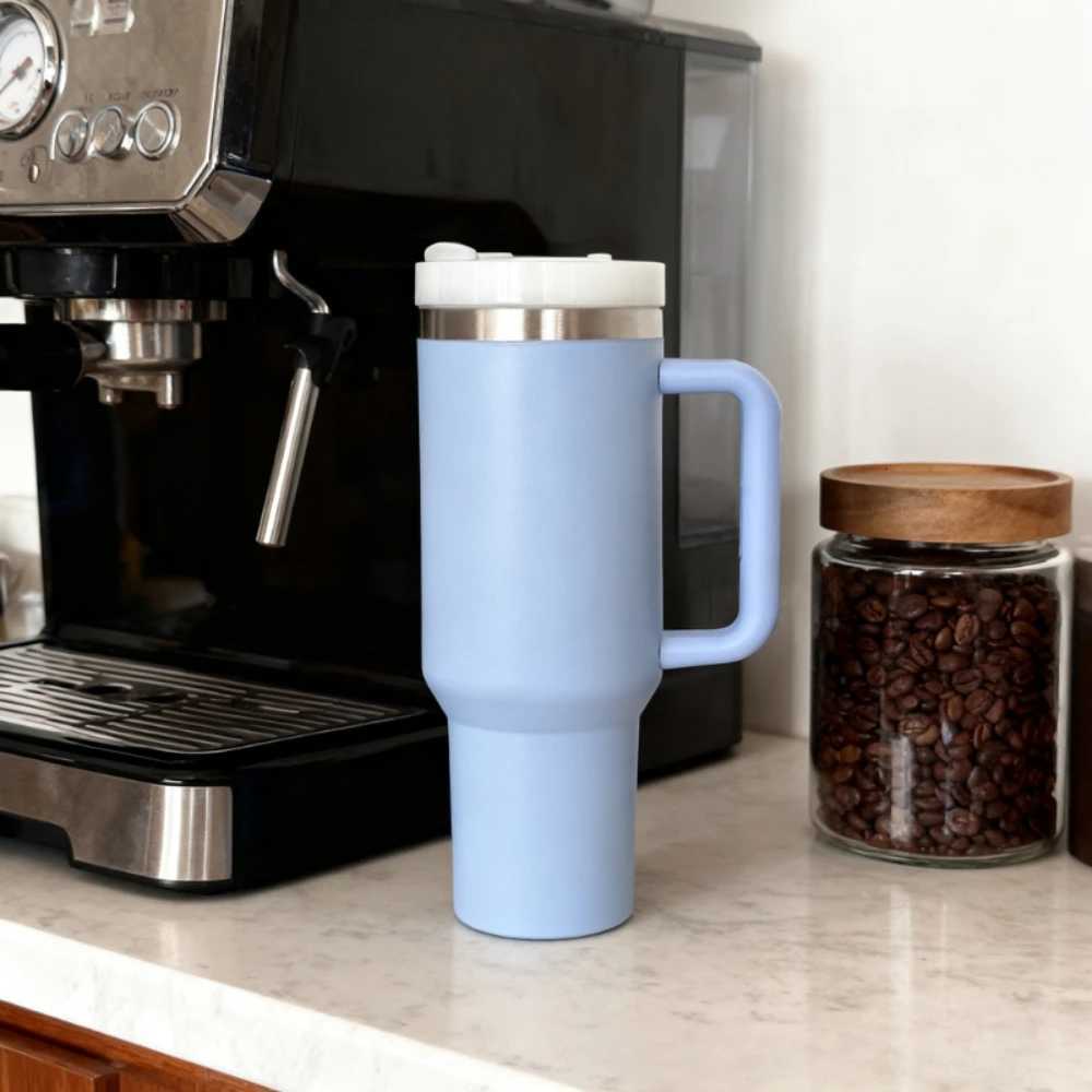 Stainless Steel 40oz Water Mug IN STOCK Water Cup with Straw Portable Large Capacity Coffee Cup for Outdoor Woman Christmas Gift C251114