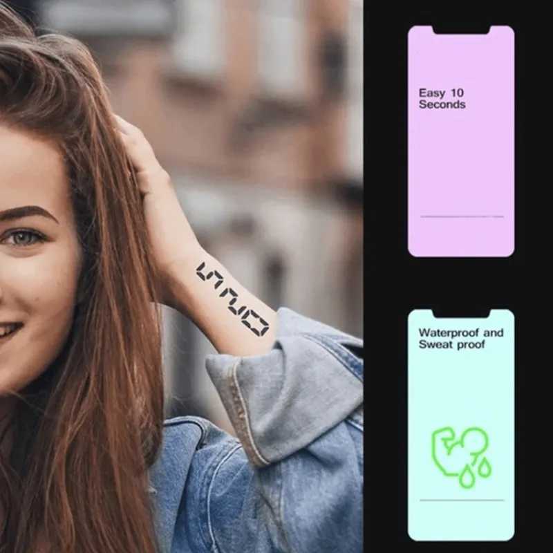 1 Red Snake Tattoo Sticker Temporary Tattoo Waterproof Durable Baby ArtXJ25414