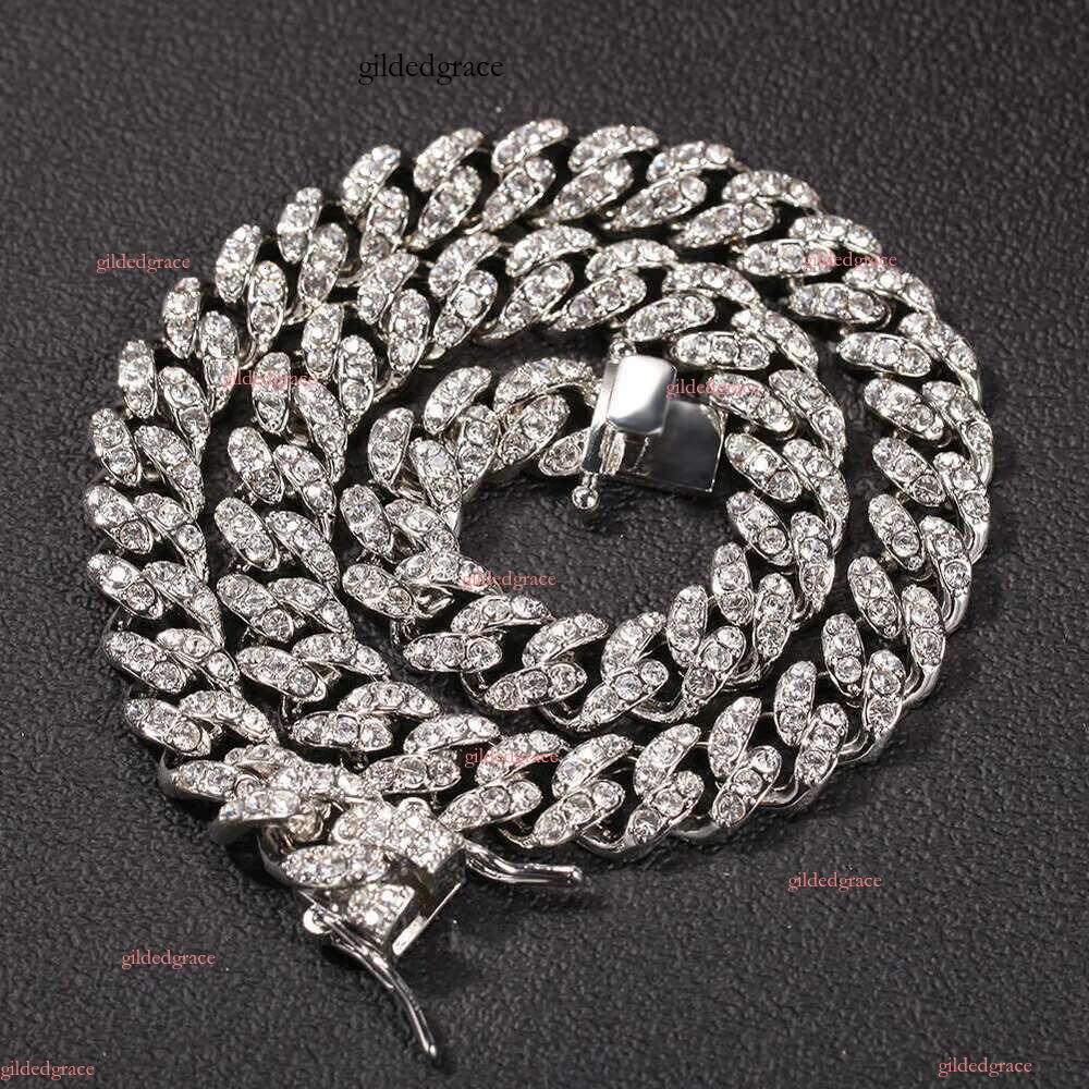 Fine jewelry Pendant Necklaces Choker Custom k Gold 20mm Miami Cuban Chain Necklace N35