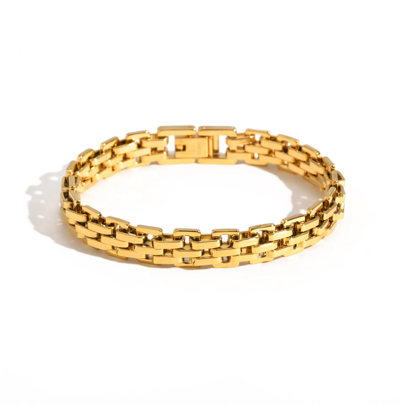 Womens Watch Strap BraceletGold Color Stainless Steel BraceletFashion Party Waterproof Gifts 251113