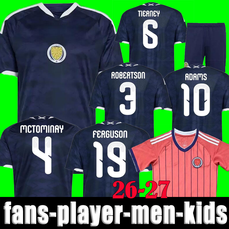 2026 2027 Scotland Soccer Jerseys away home Special edition TIERNEY ROBERTSON football shirt 26 27 CHRISTIE McGREGOR McGINN McKENNA men kit