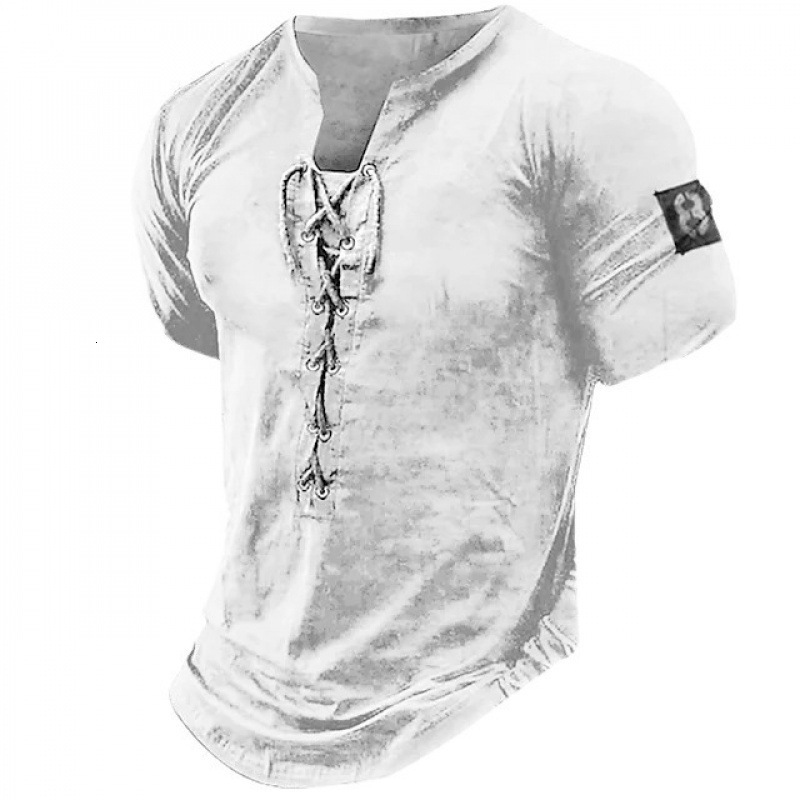 2025 mens Henry T-shirt graphic number Henry clothing 3D printing daily sports short sleeved series