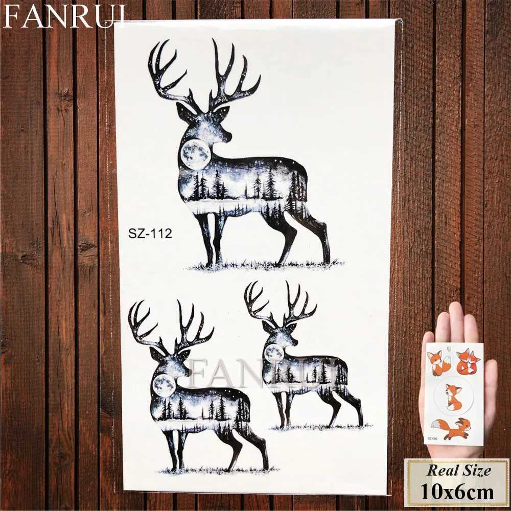 Fanrui sexy gun AK47 AK temporary tattoo male arm battlefield PUBG art weapon tattoo sticker female fake waterproof tattooXJ25414