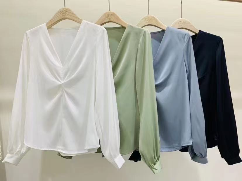 Women's Vinegar Dyed Hemp Blend Button-Up Shirt - Casual & Comfortable