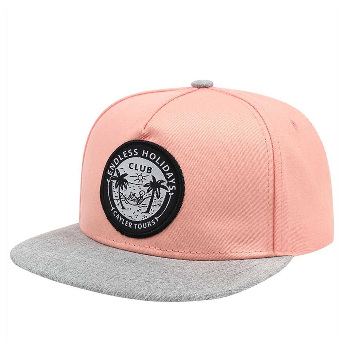 Fashionable coconut tree baseball cap for men and women adjustable hip-hop baseball cap suitable for unisex adult outdoor sun hat with snap button cap