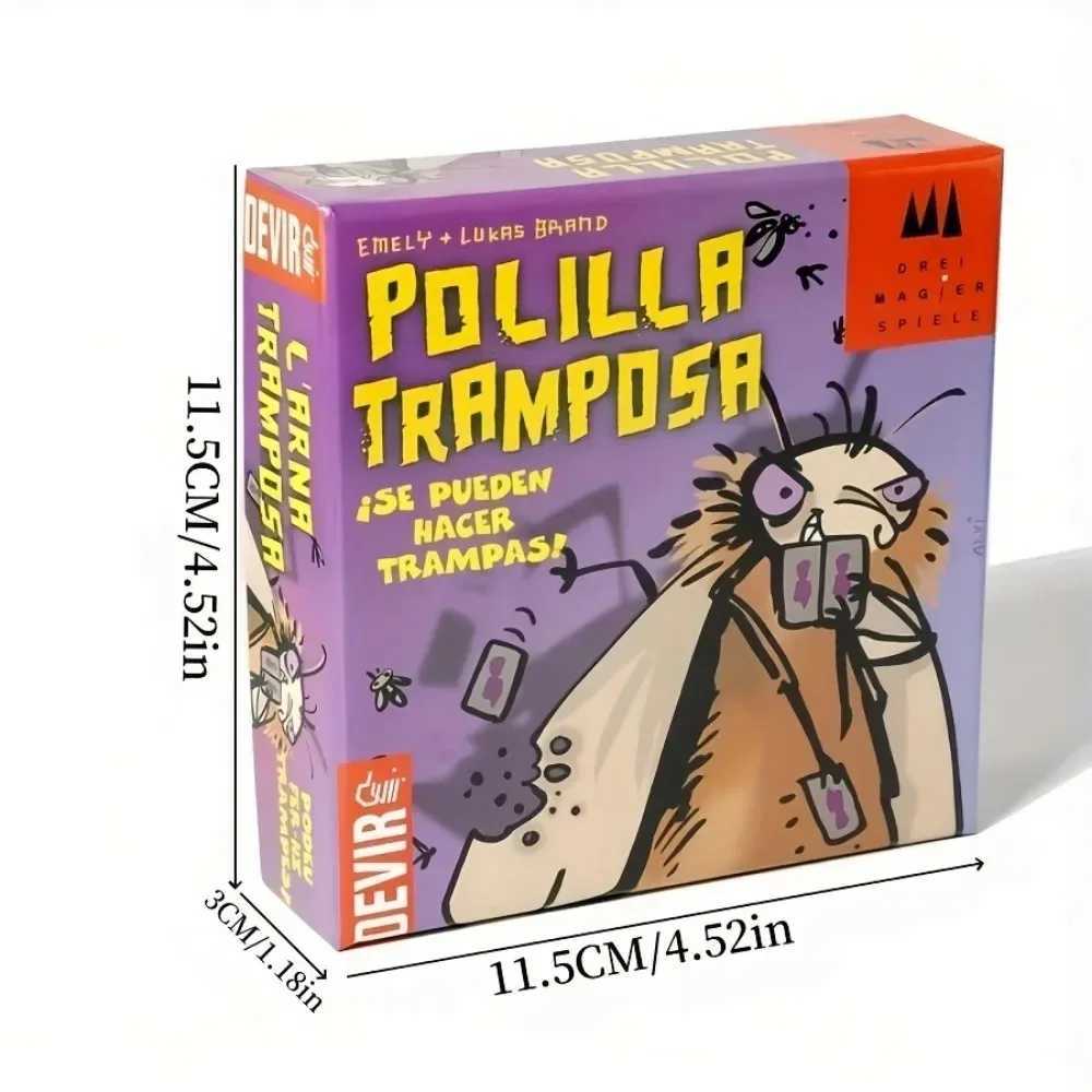 Polilla Tramposa Espaol Playing Card Game The Cheating Moth Spanish Board Game Juego Cartas Family Games For Party C251114