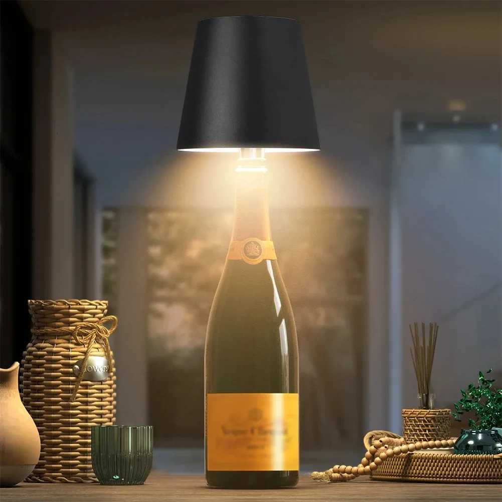 Wireless Table Lamp For Wine Bottles LED Bottle Light For Outdoor Use Touch Control Ideal For Restaurants Bars Festival Party M251114
