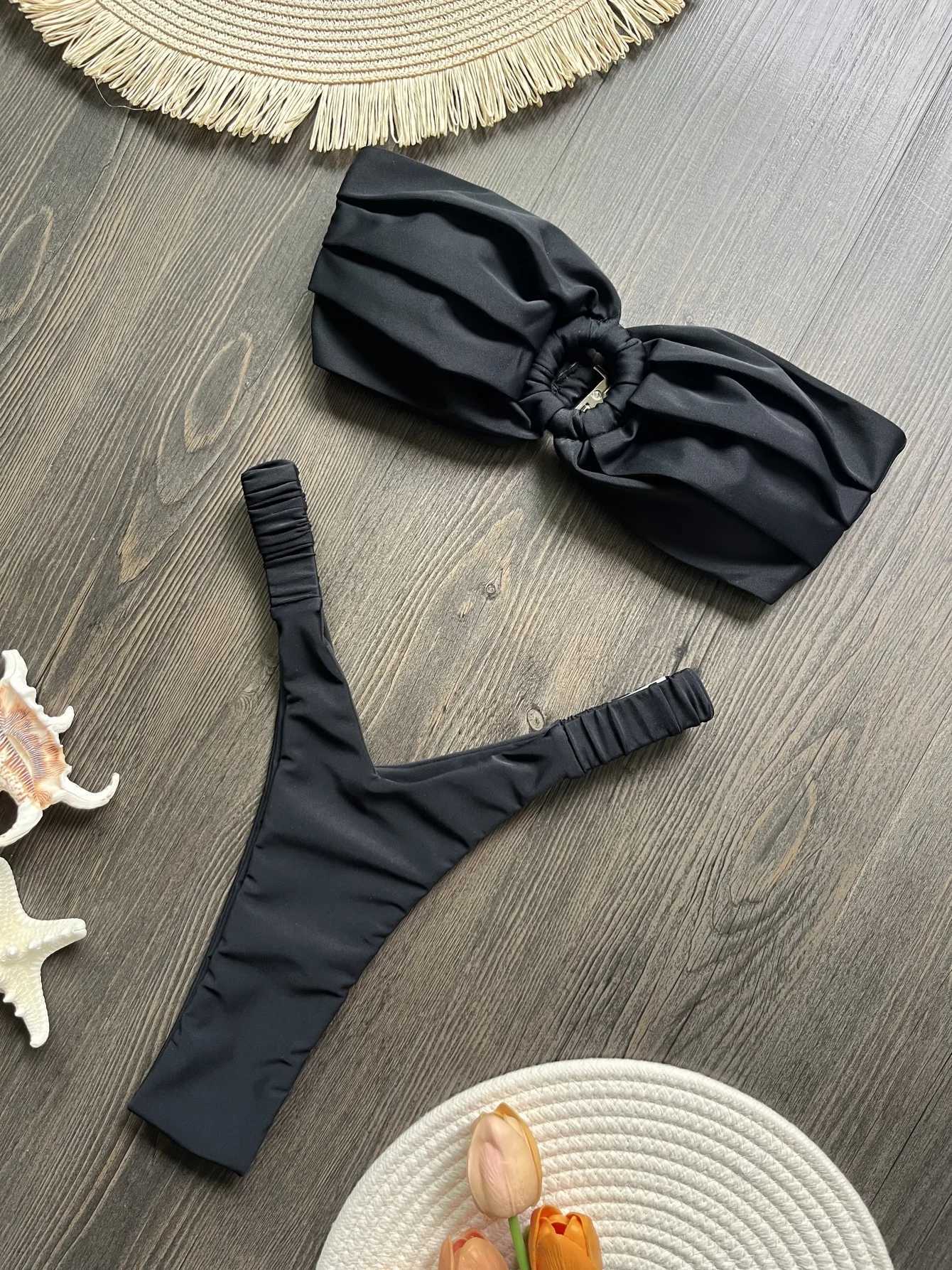 Micro Bikini Push Up Women Swimsuits 2024 Sexy Female Swimwear Brazilian Bikini Set Thong Biquini Swimming Suits BeachwearW251113