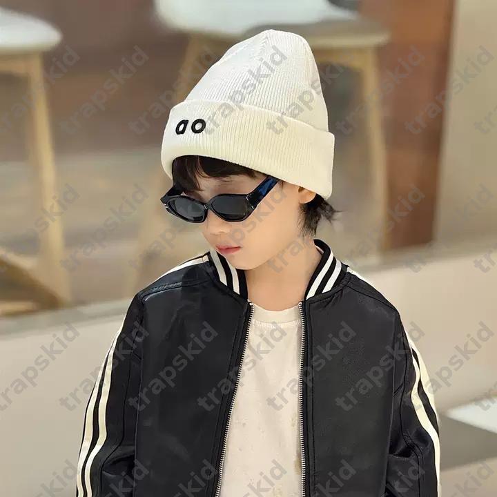 Winter Kids Designer Hat Baby Boy Beanie Knitted Kids Hats Outdoor Casual Baby Girl Beanie High Quality Classic Children Hat