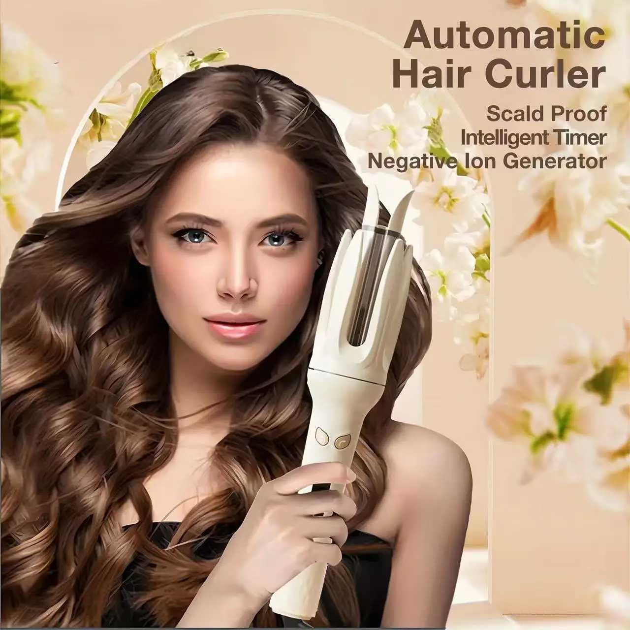 Automatic Hair Curler 28mm Barrel Styler 4-Speed Temperature Control Intelligent Sensor Anti-Tangle Auto Power-Off Ideal HT251114