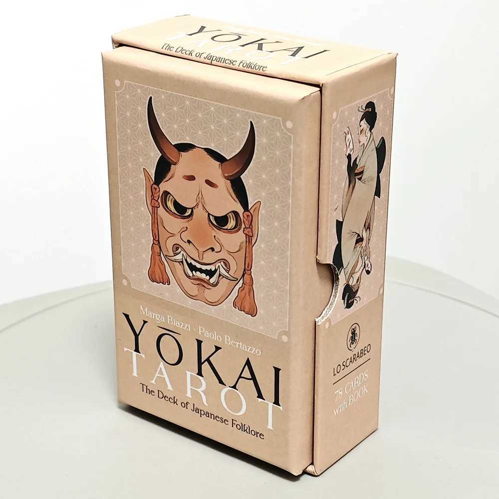 Yokai Tarot Deck 78 Pcs Cards 127cm Rooted In Japanese Folklore Printed on 350GSM Embossed Cardstock Packed In Rigid Box C251114
