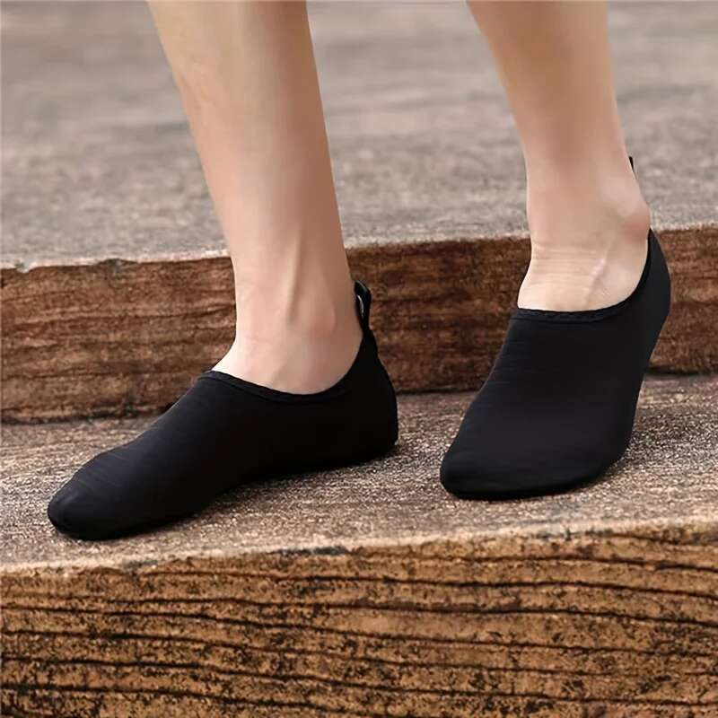 hot 1Pair Quick Drying Water Non-Slip Breathable Summer Aqua Beach Sandal Flat NEW Shoe Seaside Slipper For Men Women Creek Shoes