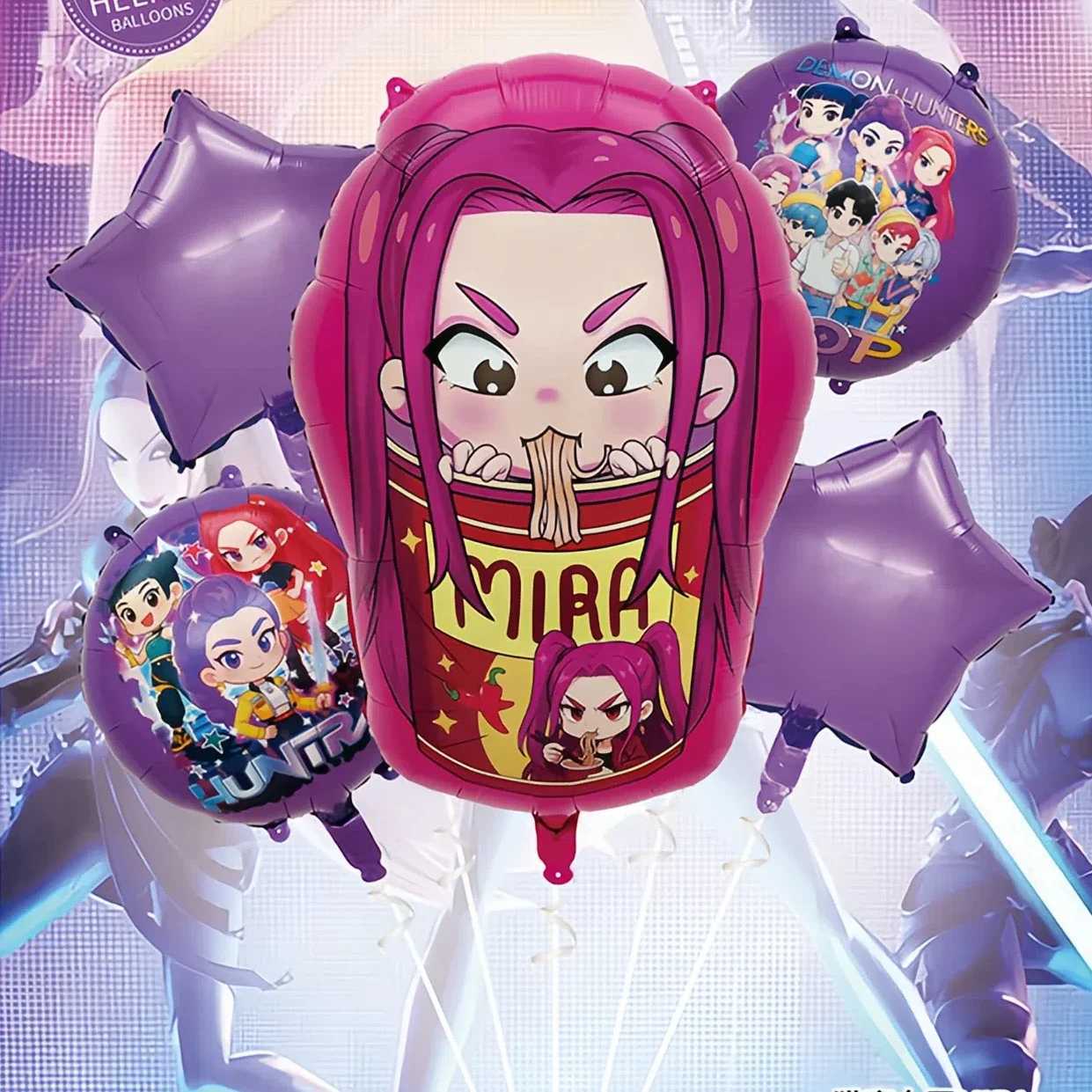 K-pop Demon Hunters 18-inch Balloon Cartoon Anime Foil Baby Shower Girl Birthday Party Decorations Inflatable Balloons Gifts Z251111