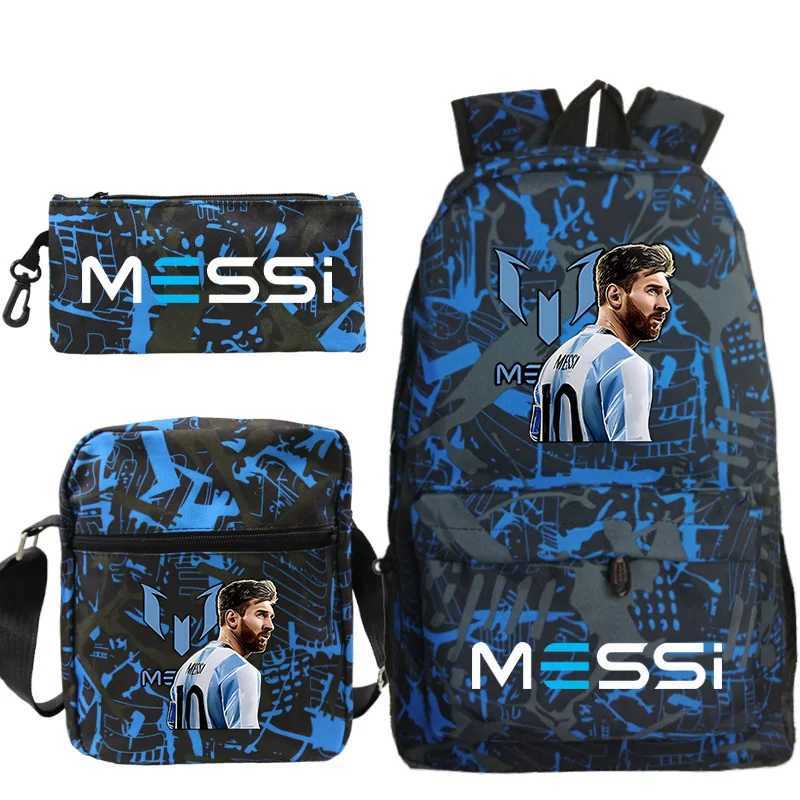 MINISO Messi Backpack High Capacity College Backpack Student backpack Women Men Laptop School Bags Travel Book BagW251113