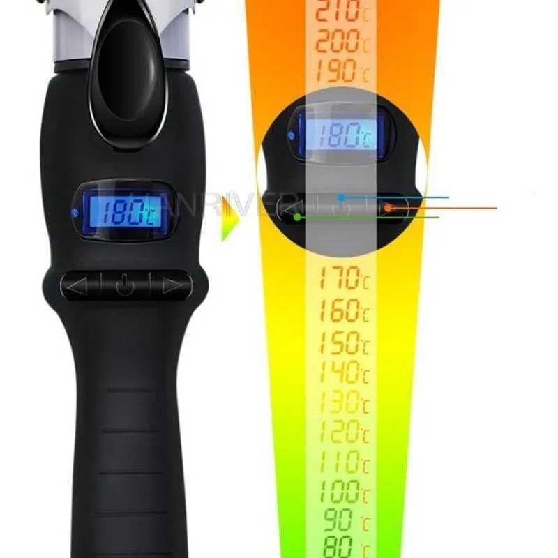 100V-220V LCD Temperature Adjustment Hair Curler Professional Curling Irons Wand Wavers Beauty Styling ToolsT251114