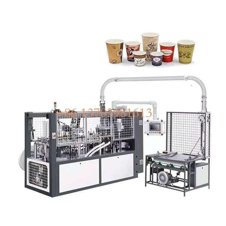 Automatic 80-150Pcs/Min Disposable Second Hand Paper Cup Lid Cup Making Machine