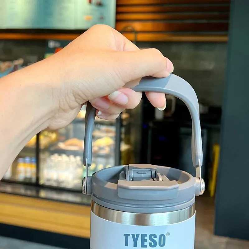 Tyesos New Coffee Cup With Double-Layer Insulation And Cold Insulation Portable Ice Cream Cup Large Capacity Stainless Steel C251114