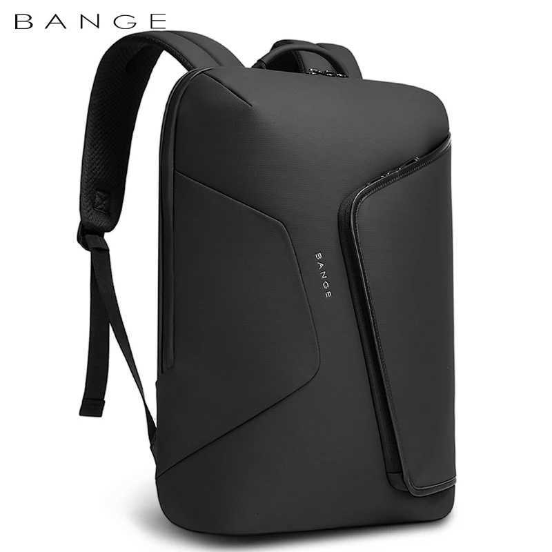 2024 BANGE Business Backpack Men Luxury Waterproof School Laptop Backpacks Travel Bag Aesthetic Backpack FashionW251113