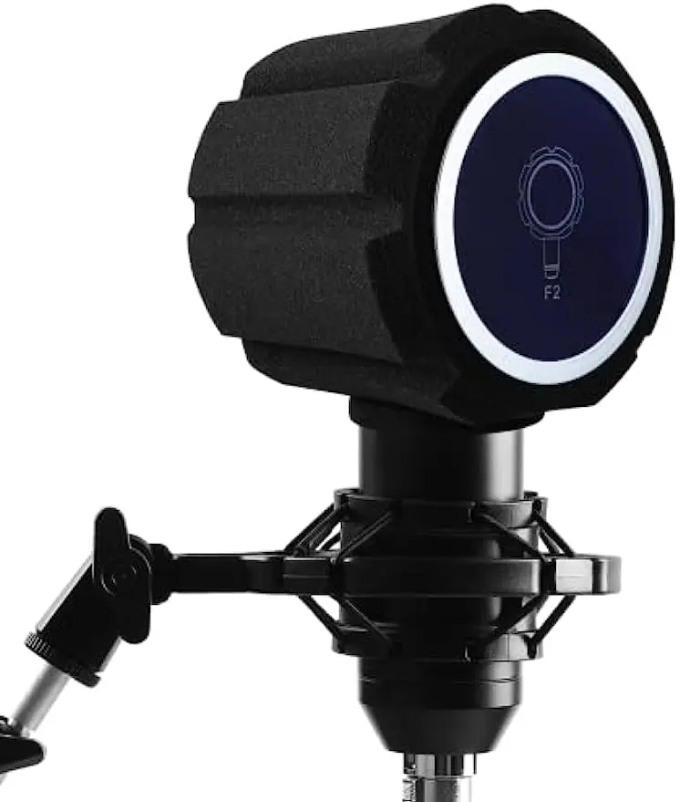 Microphone Pop Filter, Wind Shield Acoustic Filter , Vocal Isolation Foam Ball, Noise Canceling Sponge Microphone Windscreen
