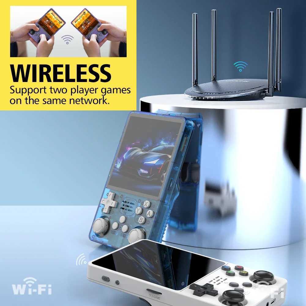 BOYHOM R36Plus Big Sn Linux OS Retro Game Console R36S Plus 4.0-inch I Sn Wifi for GBA 10+Simulator Pocket Video PlayerXJ250414