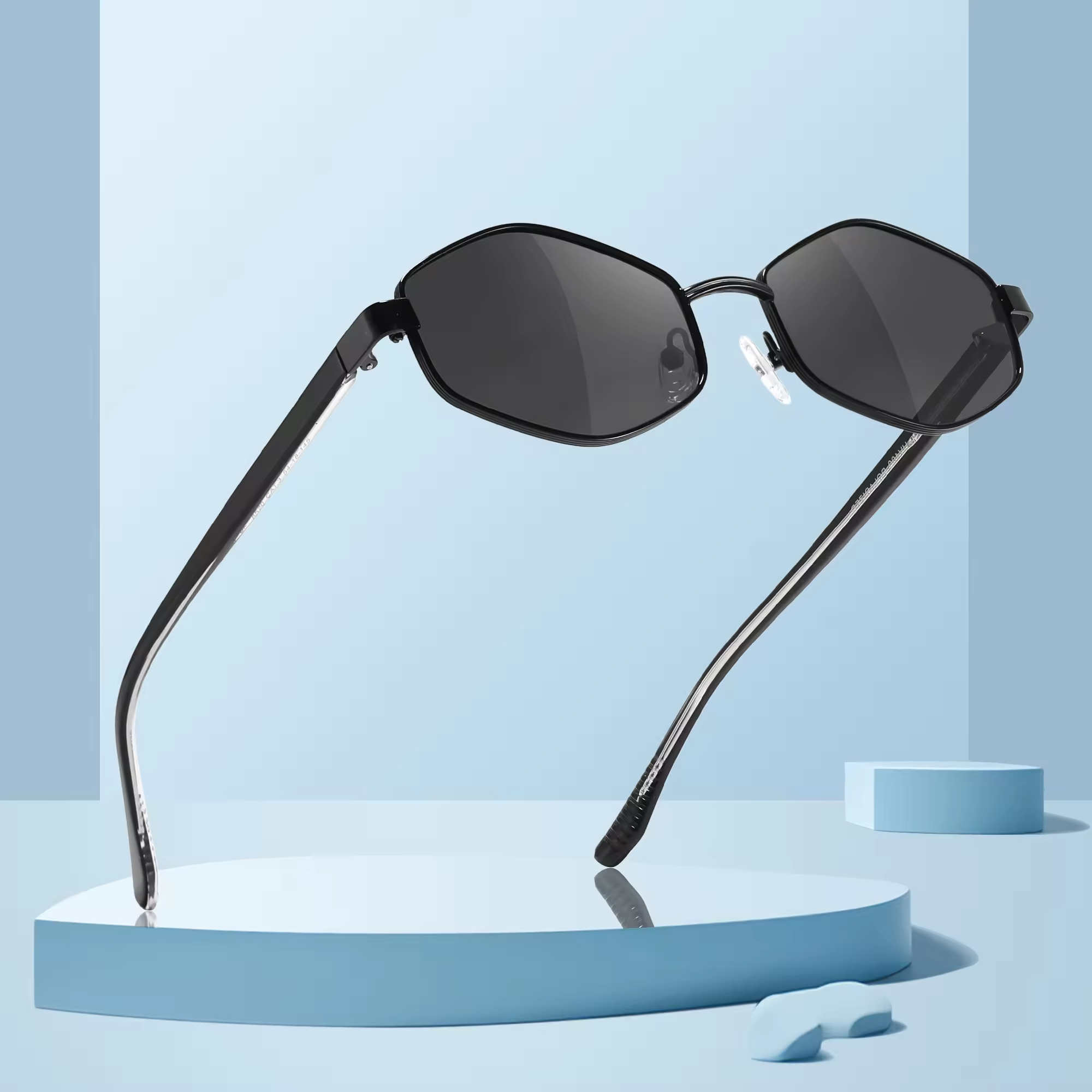 Women's fashion sunglasses retro style transparent lens custom logo Candy-colored driving transparent glasses UV400 retro plastic sunglasses men