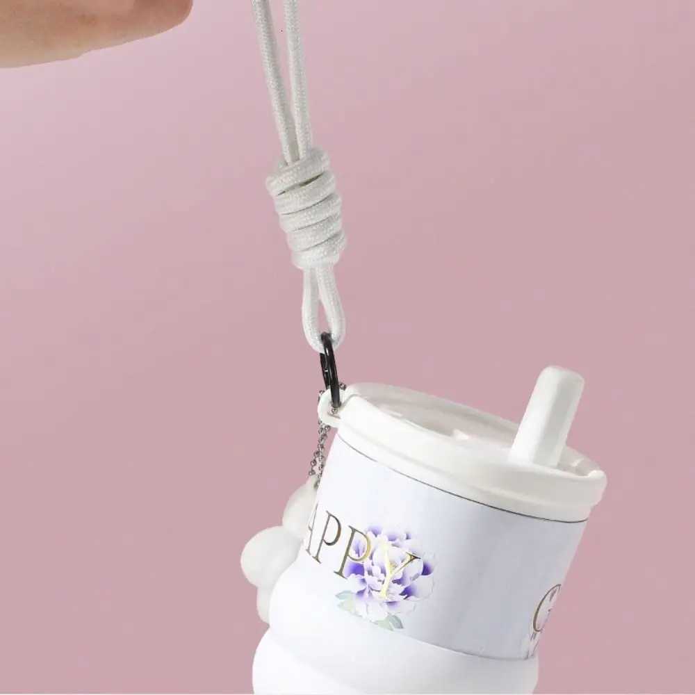 710ML Vacuum Cup Stainless Steel Insulation Or Cooling Thermal Water Bottle High-Capacity With Lifting Rope Insulated Cup C251114