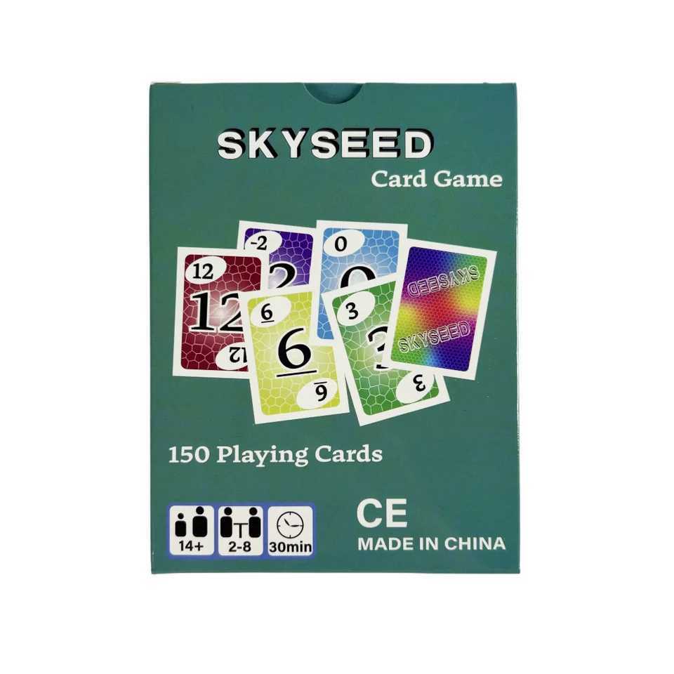 Skyseed Card Game 150 Playing Cards Board Game Deck Fun Exploration Action Edition Christmas and Halloween Gifts C251114