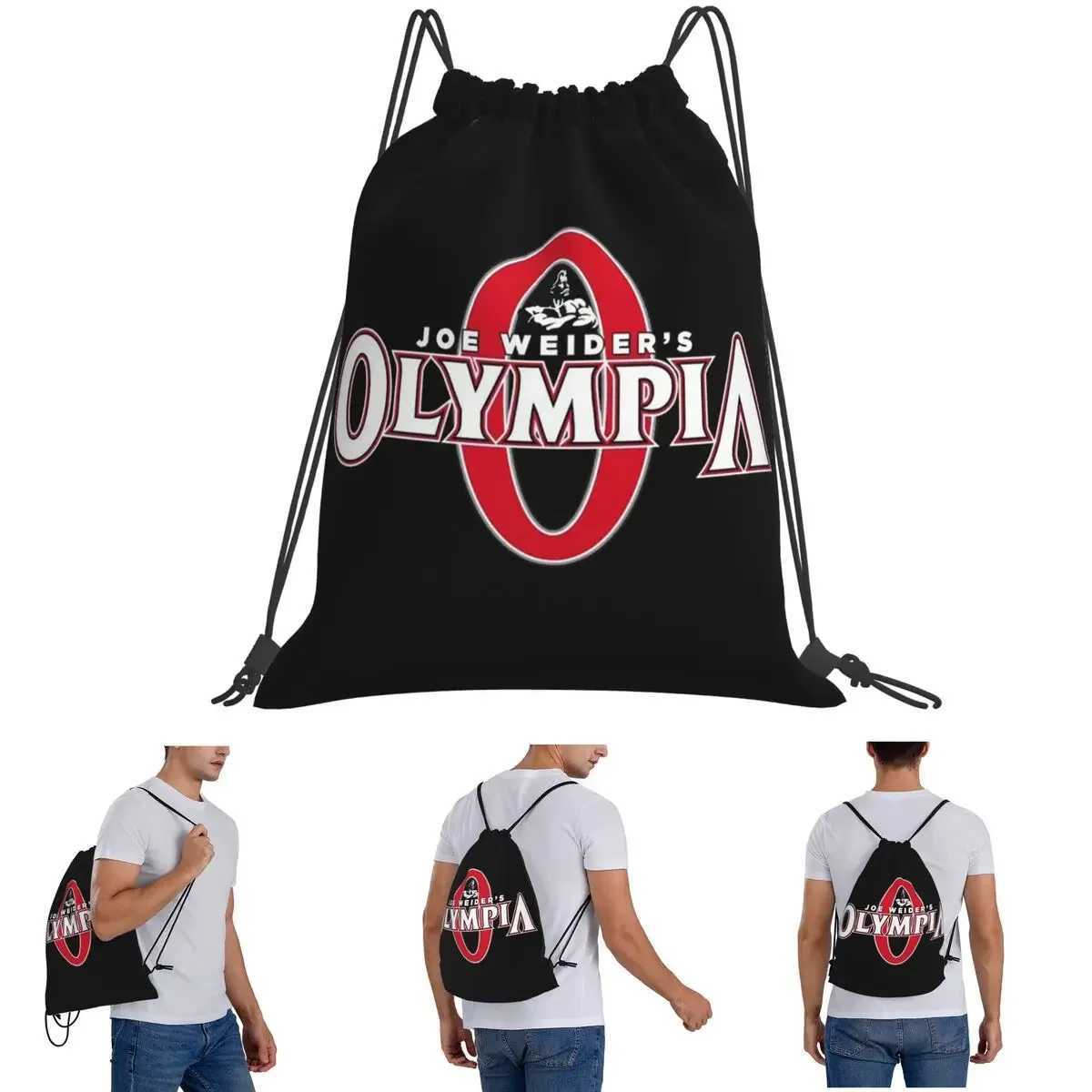 Future Mr OLYMPIA Motivations Backpacks Casual Portable Drawstring Bundle Pocket Sports Bag Book Bags For Man Woman SchoolW251113