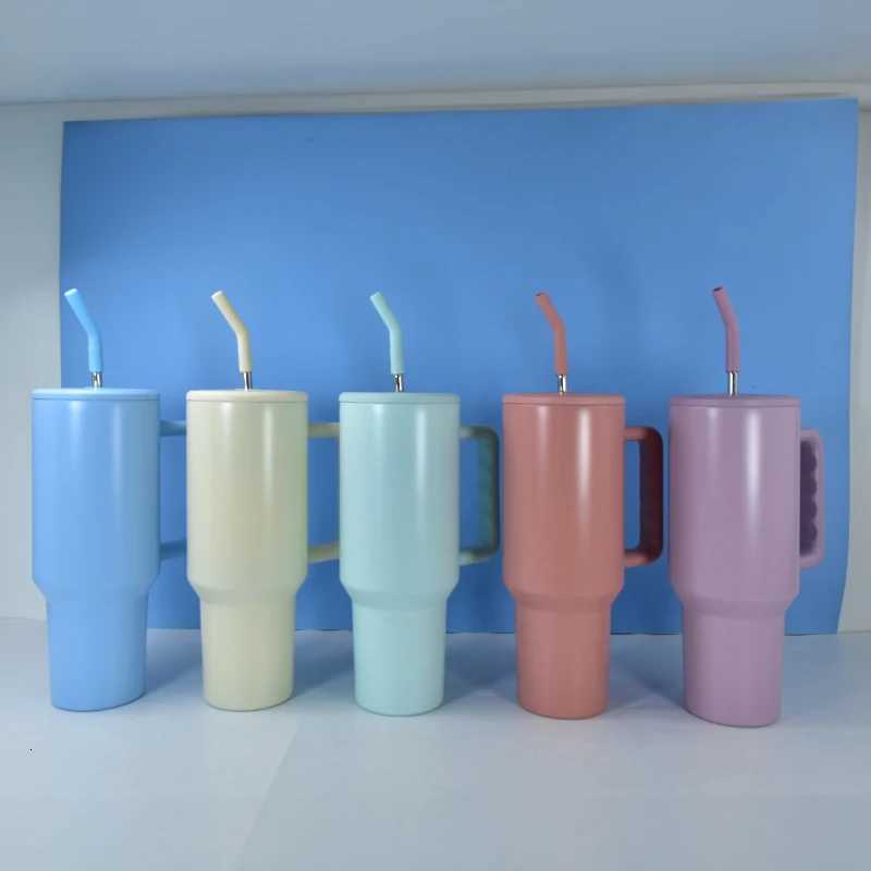 5pcs Free Shipping USA Warehouse 40oz 30 Stainless Steel Double Wall Insulated Sublimation Tumbler Travel Coffee Mug Wang C251114