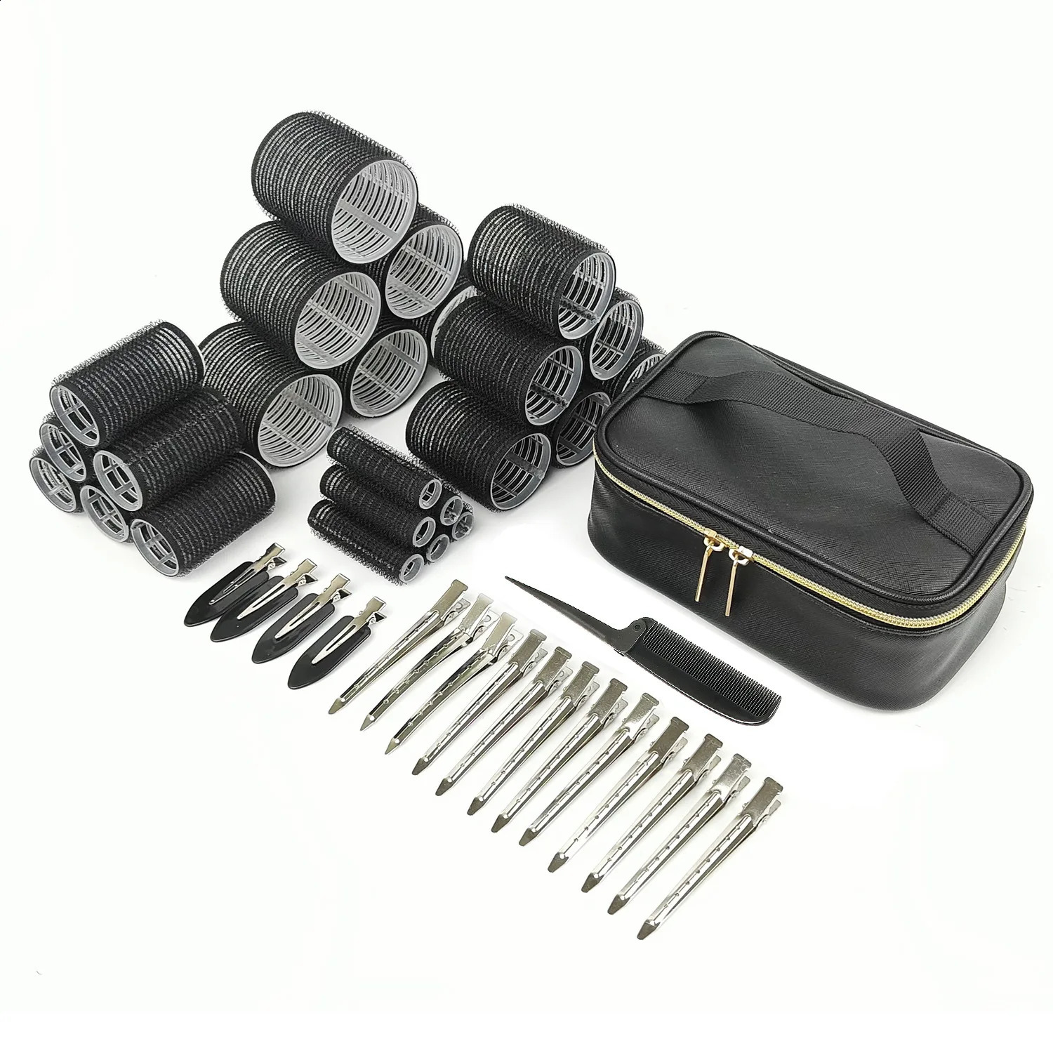 Air Bangs Curling Tube Large Cosmetic Bag Curler Set Bangs Curling Hair Diva 250409