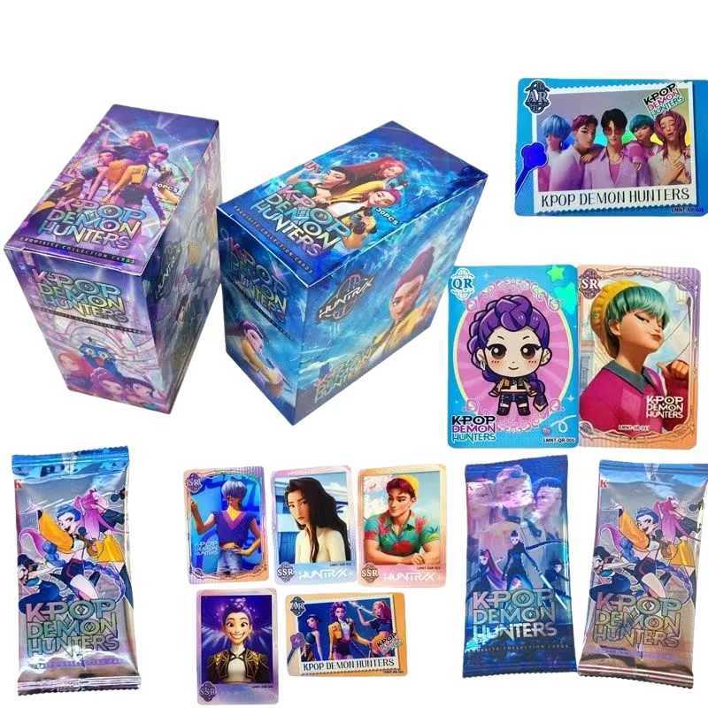 K-Pop x Demon Hunters Joint Series Rare Anime Character Collection Cards Blind Box - Exquisite Game Peripheral Toys C251114