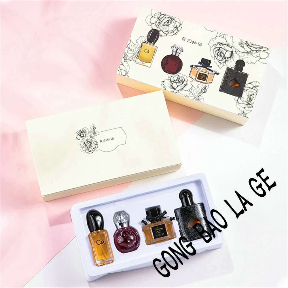 Brand Perfume Women 100Ml Gift Box 4Pcs Set Lasting Fragrance Pheromone Perfumes Feminino Ral Scent Spray Men Cologne