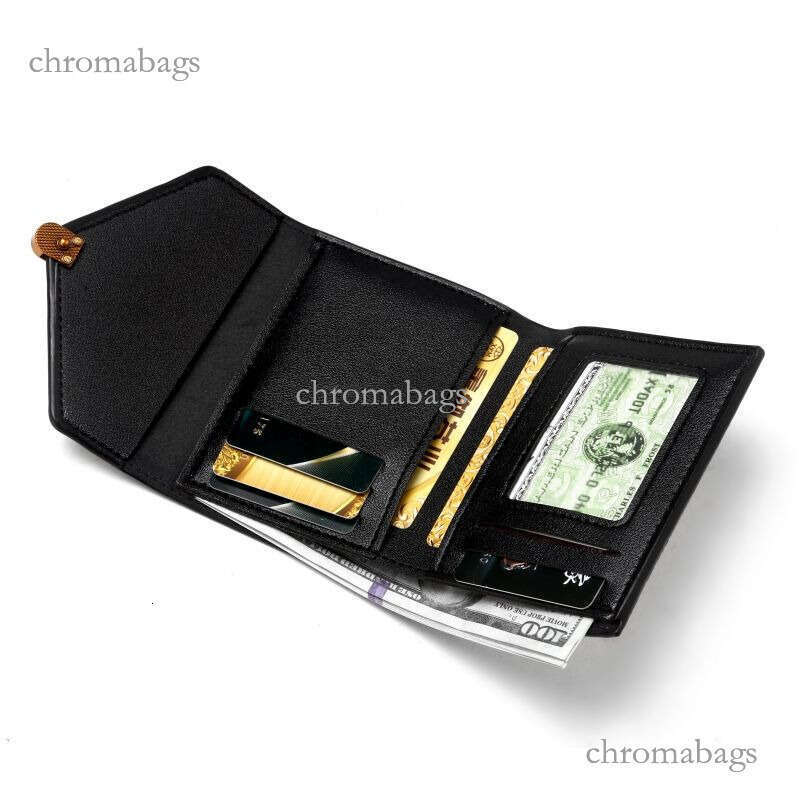 Women's Short Wallet Fashion Printed Women's Small Zero Wallet Folding Multi Card Leather Bag