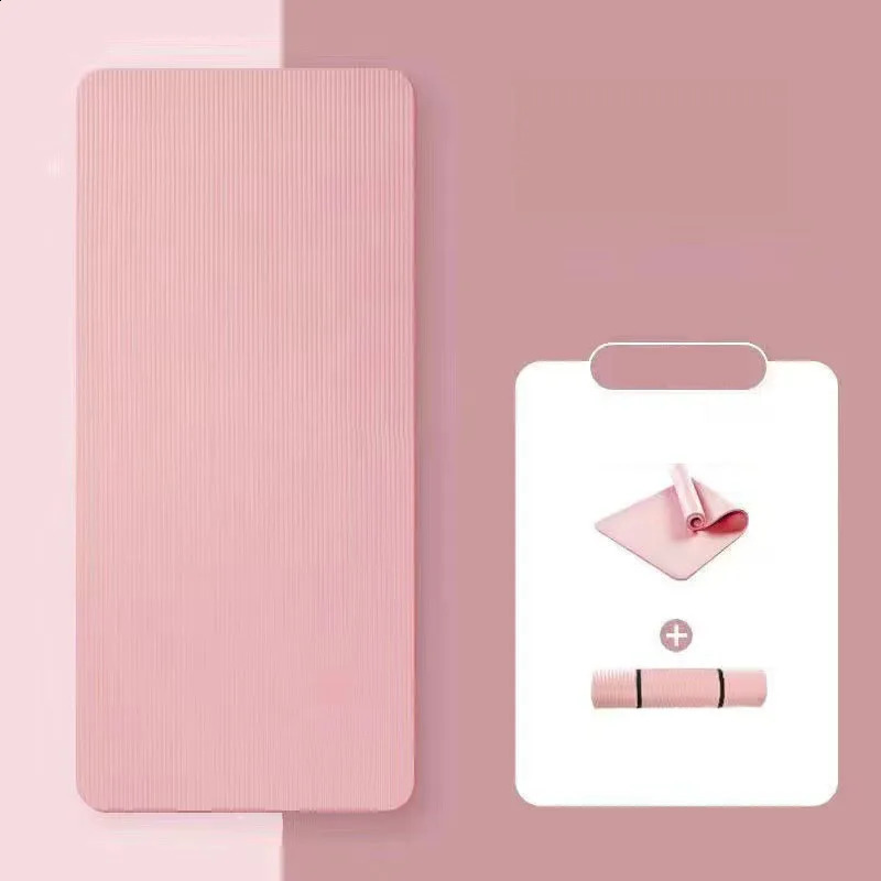 10MM Thick NBR Yoga Mats Anti-slip Sport Fitness Mat For Exercise Yoga And Pilates Gymnastics Mat Fitness Equipment 250410