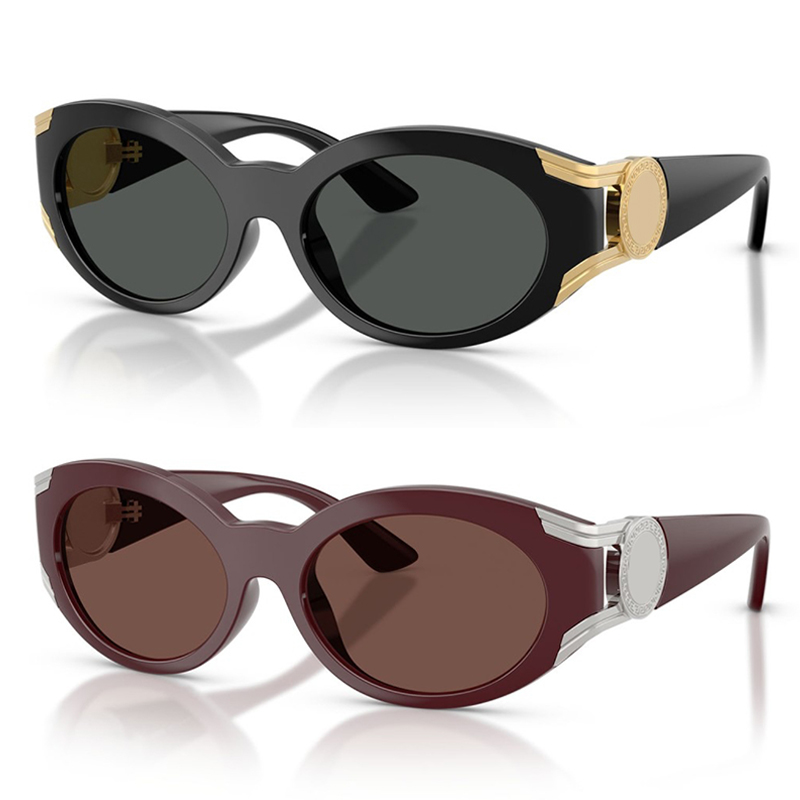 Designer Sunglasses For Men Women Fashion Metal Acetate Oval Eyewear 4503 Luxury Sunglasses Outdoor Goggles UV400 Glasses With Box