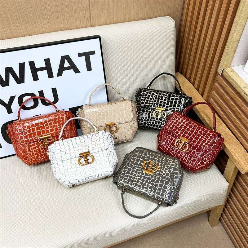 Classic Style Crocodile Pattern Women's Crossbody Bag, Shoulder Handbag, Daily Matching Gift Choice