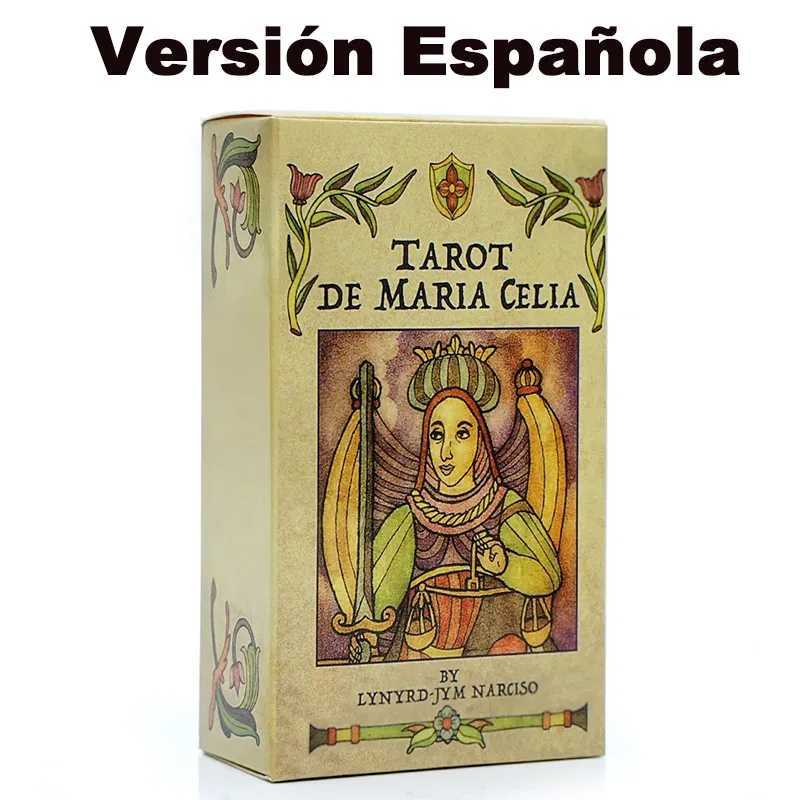 tarot de maria celia deck Spanish Version Fortune-telling Prophecy Tarot cards Family Party Game C251114
