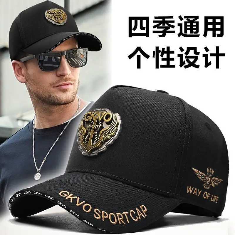 2024 New Four Seasons High Crown Mens Big Baseball Cap with Size Sunshade Cap and Foot Protection Cap W250414