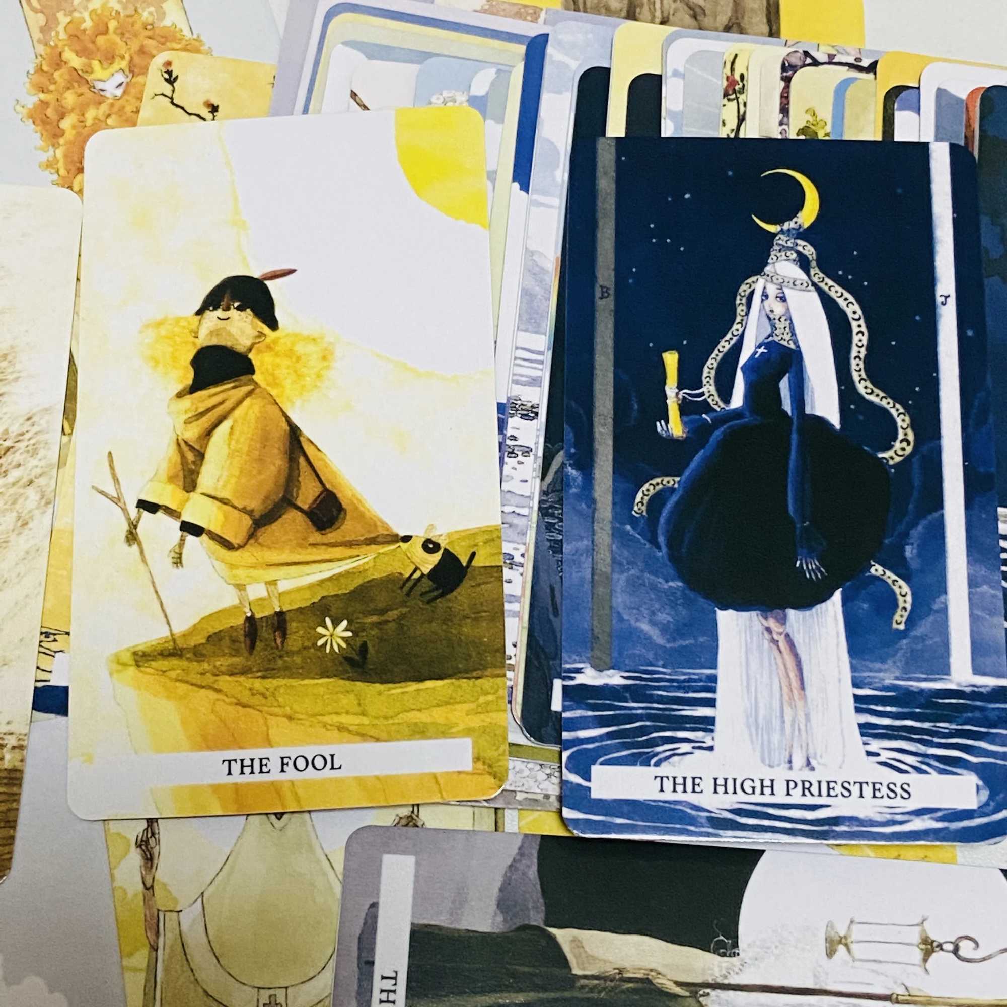 79pcs I Am Not A Doll Tarot Cards Psychological Oracle Deck with Vibrant Imagery for Future and Past C251114