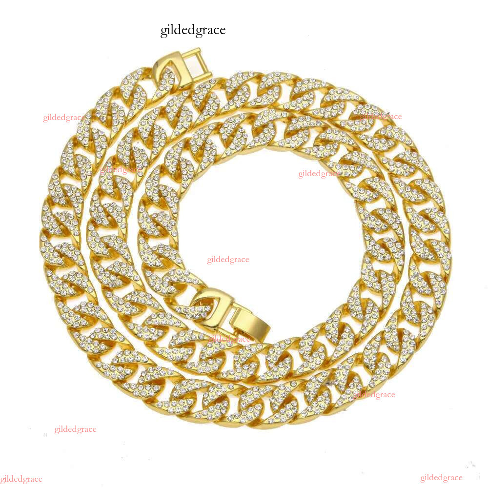 necklace moissanite chain 10mm 22inches Mens Real Hip Hop Chains Vvs Moissanite Dia Prong Set 13k Gold Cuban k Chain personalize choker good