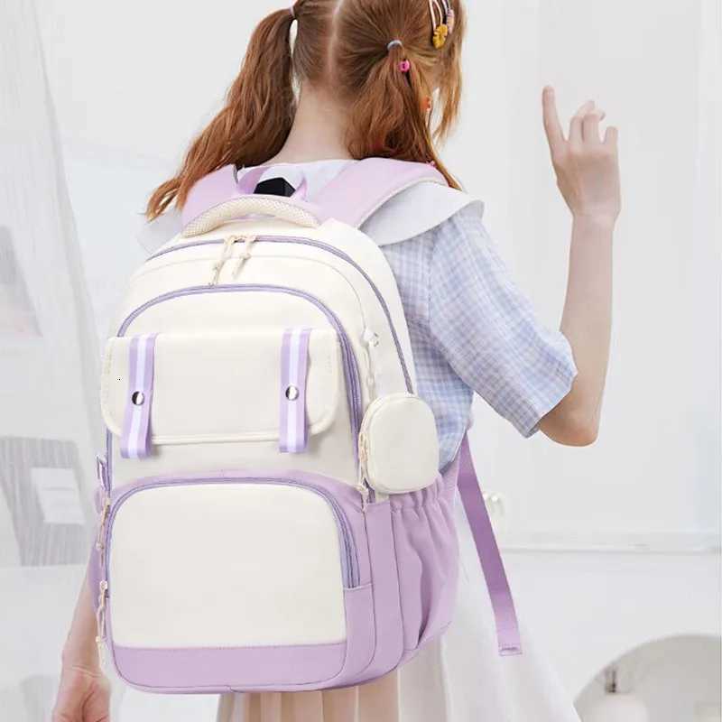 Minnie Mouse Backpack Student Boy Girl Schoolbag Kid Teenager Cartoon Bookbag Daypack Travel Commute Knapsack With Coin PurseW251113