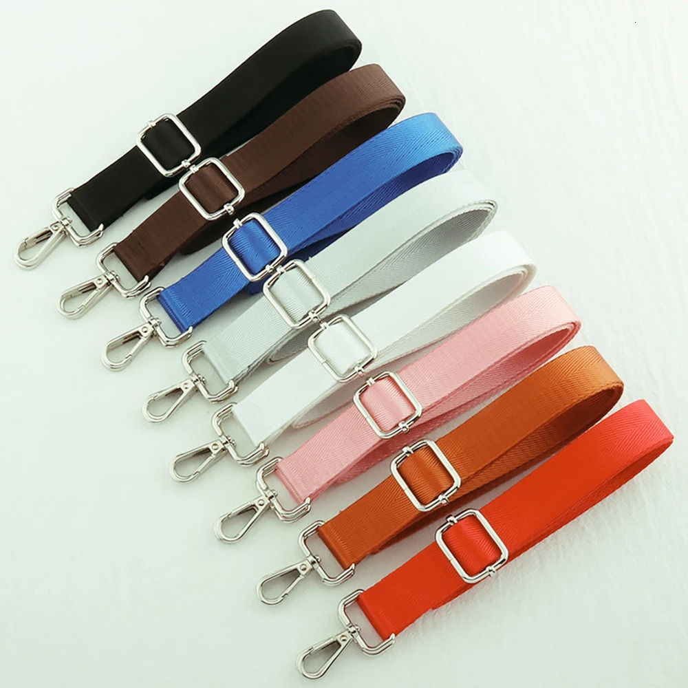 Fashion Wide Replacement Strap For Bags Shoulder Bag Strap Nylon Woman Messenger Silver Metal Buckle Bag Straps Bag Accessories R251114